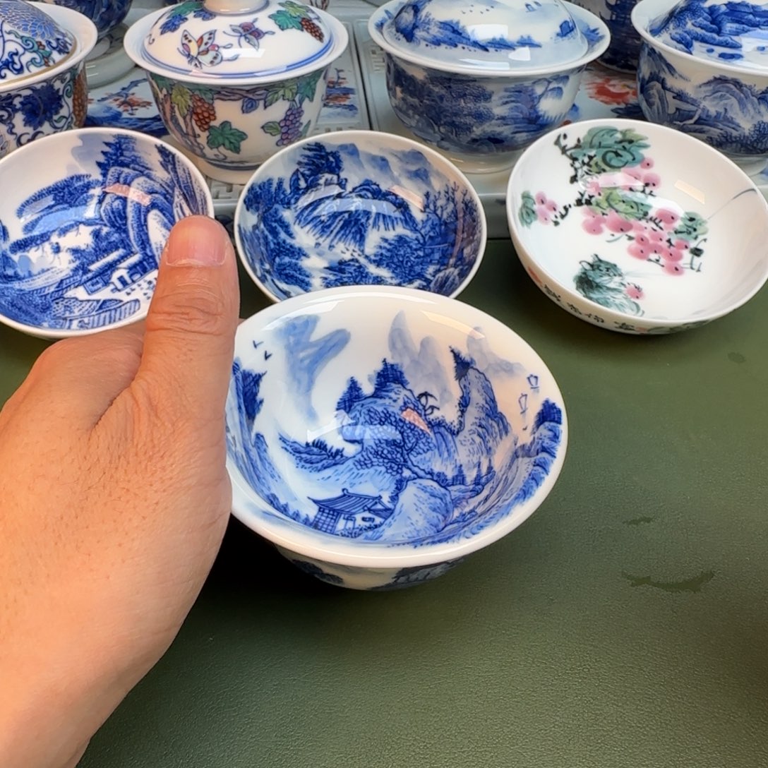 陶纯手工纯手绘茶具323