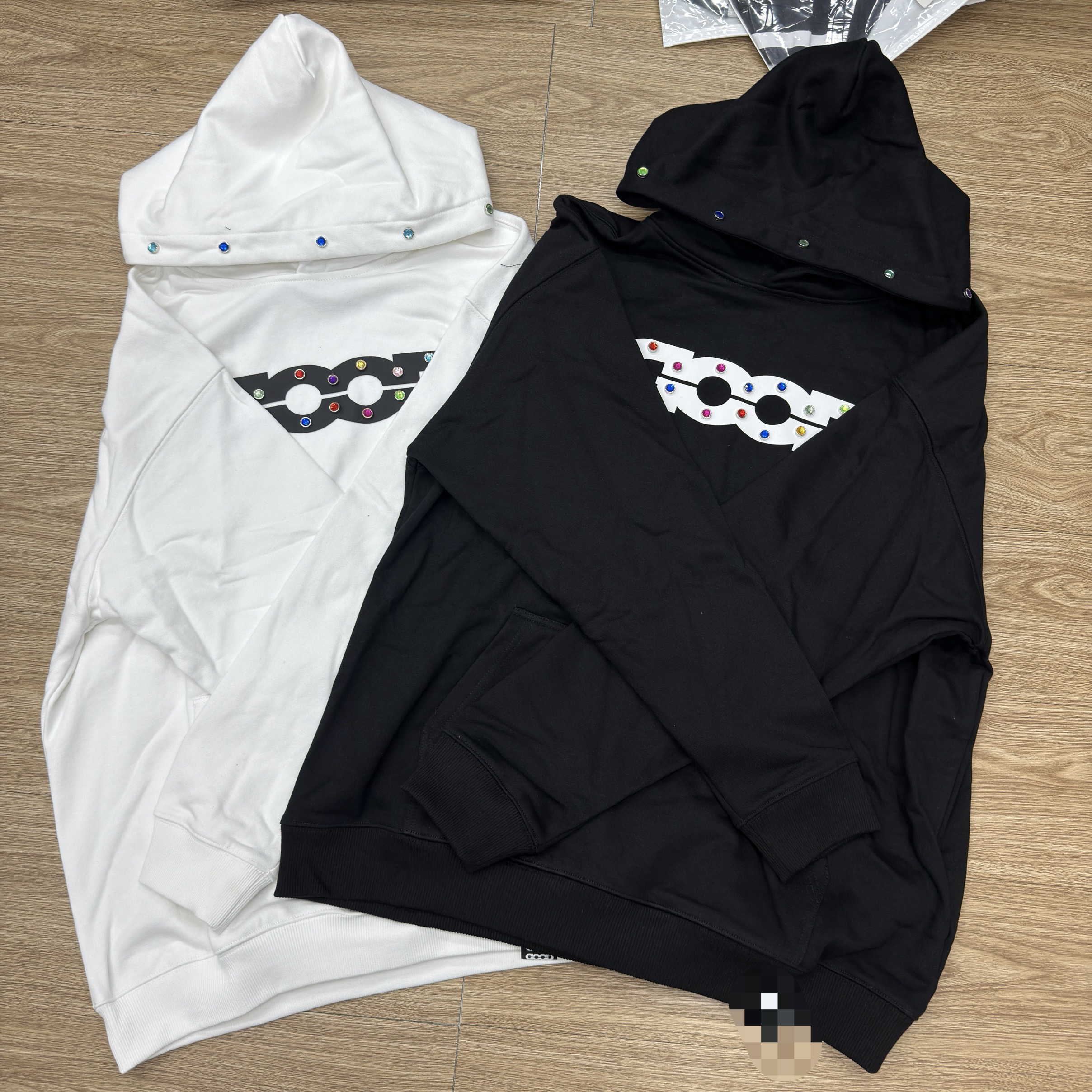 G家彩虹之国宝石连帽卫衣帽衫男女同款