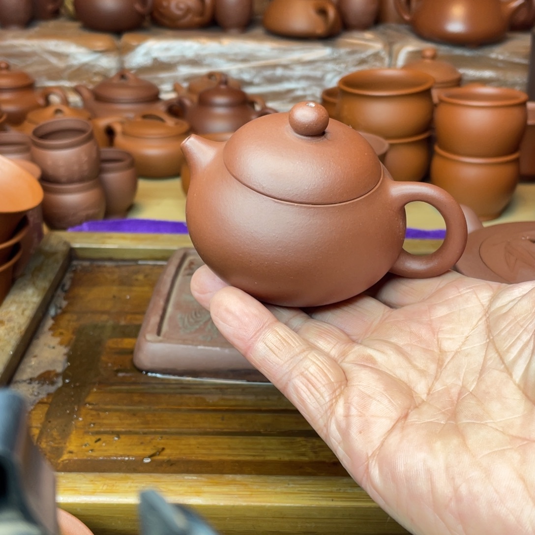 茶壶紫砂紫泥文旦150cc改章