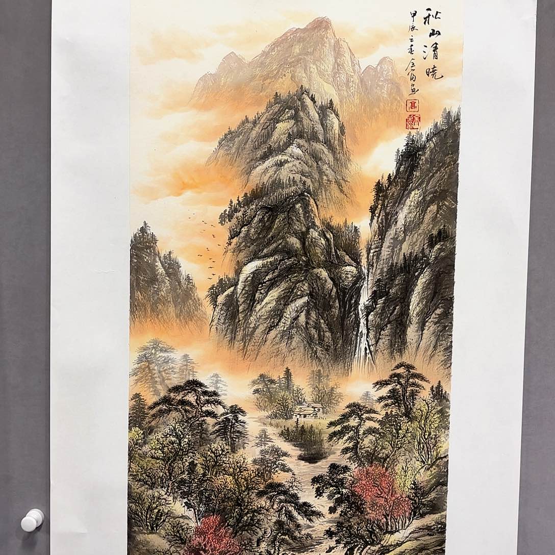 国画国画纯手绘作品请放心去藏