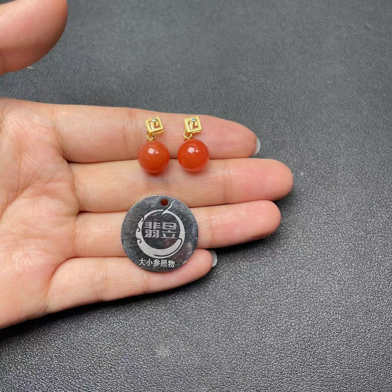 36964T07-3B21-南红吊坠s925银扣-多样性/发一件