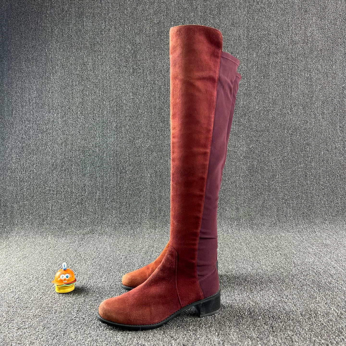 95新 StuartWeitzman 麂皮长靴36码 HB5326 