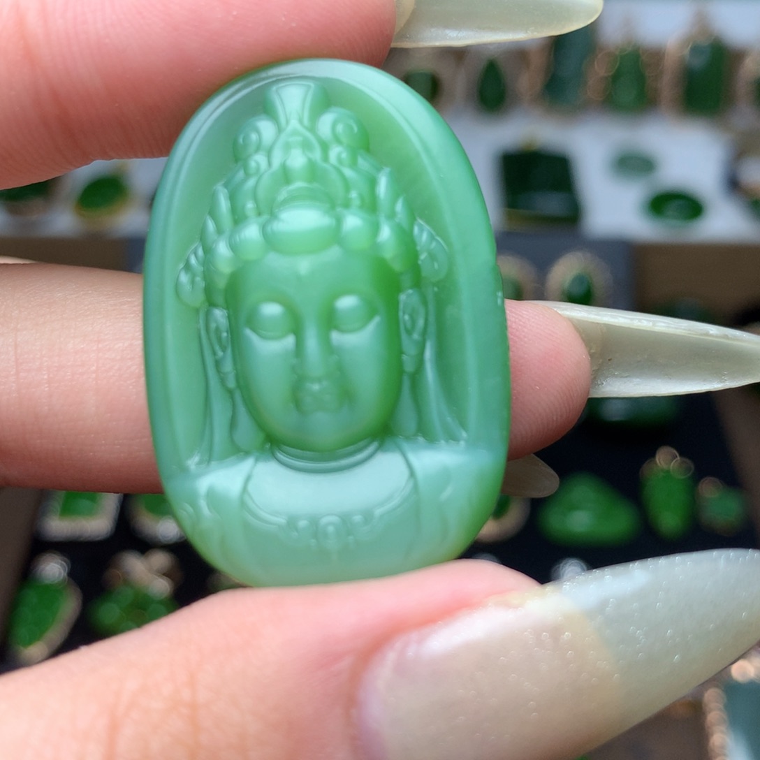 和田玉（碧玉）吊坠未镶嵌