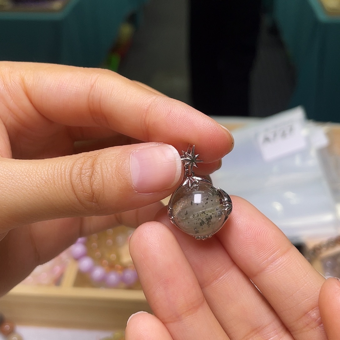 C***_珠宝半成品银S925镶嵌水晶727