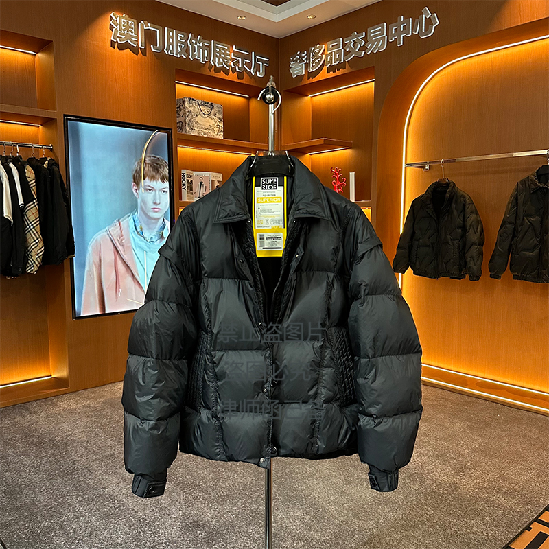 2025SS白鸭绒羽绒服【假两件夹克领】YR6059设计感加厚外套（33）