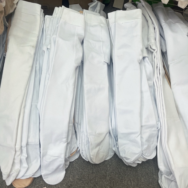 某品牌加绒儿童保暖舞蹈袜～白色#肤色裤袜微瑕