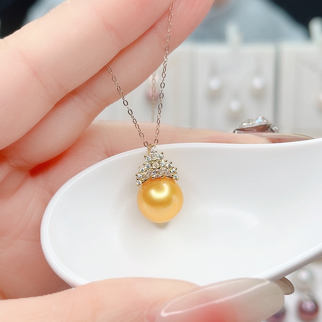 合金吊坠(赠链)淡水珍珠