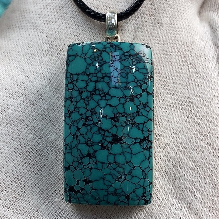 绿松石银S925镶嵌珠宝奇石