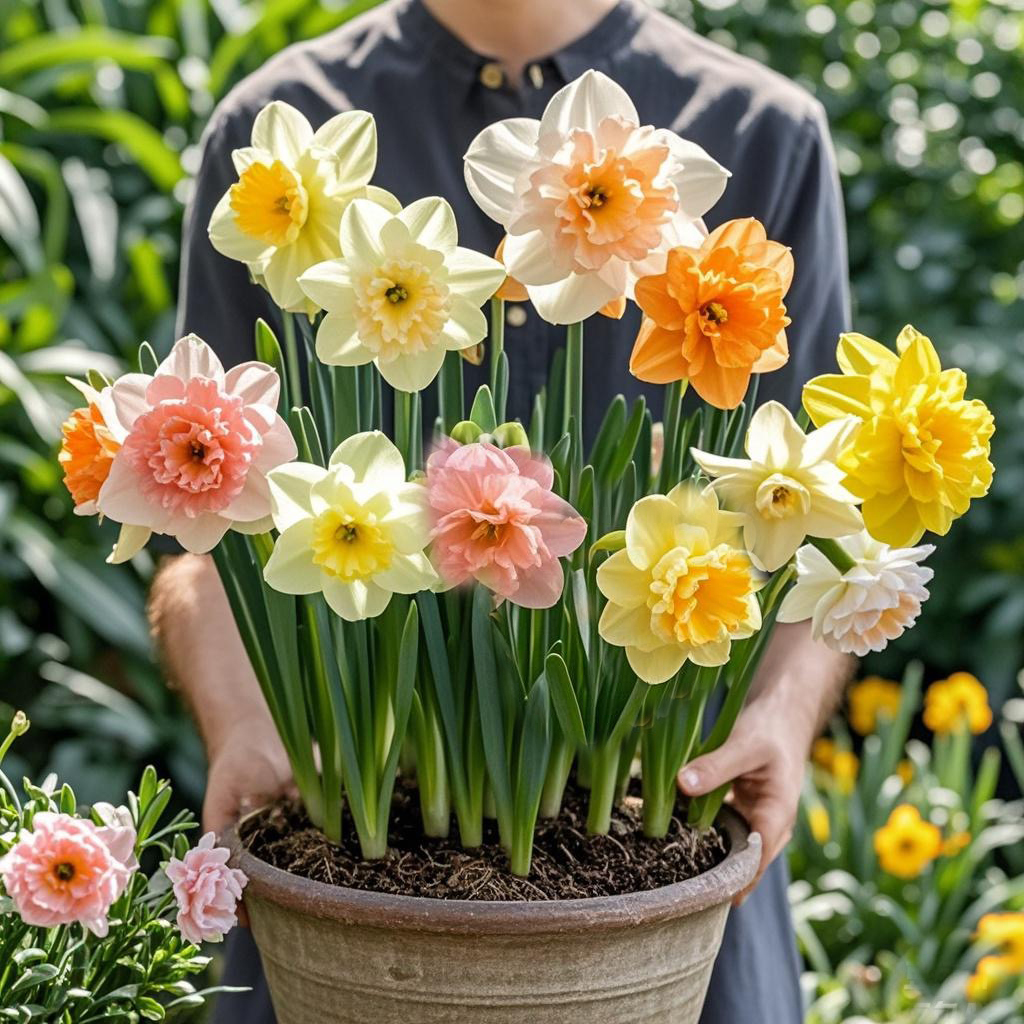 进口重瓣洋水仙花盆栽大种球漳州水仙土水培耐寒四季开花植物花卉