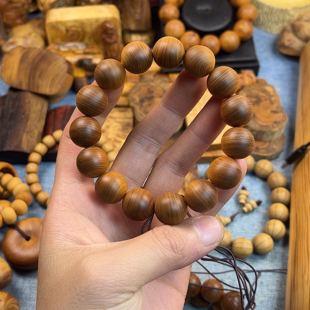 手串/手链柏木（崖柏）15黄粉崖窝