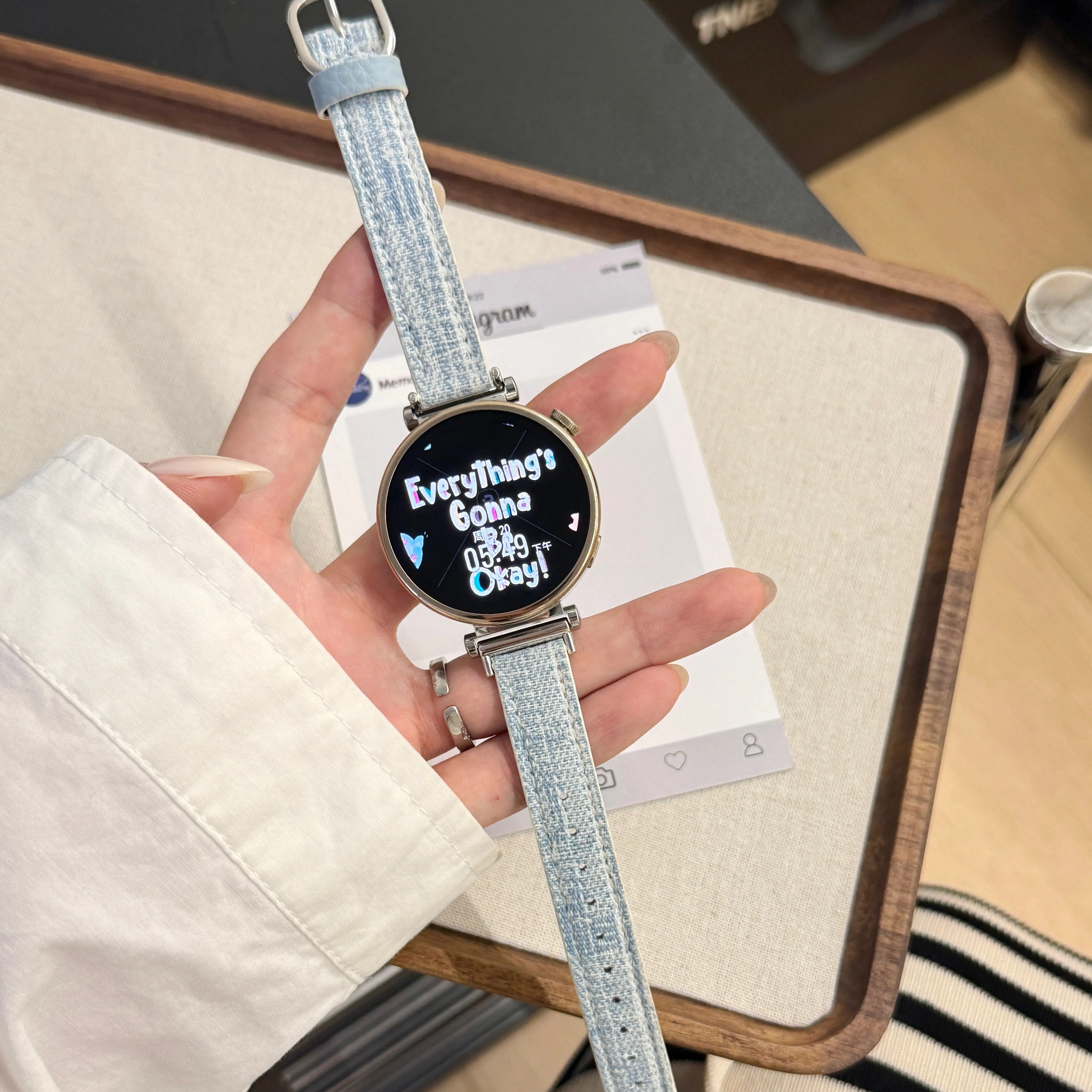 适用华为gt5表带gt4新款GT5pro女士watch4手表FIT3苹果小米手环10