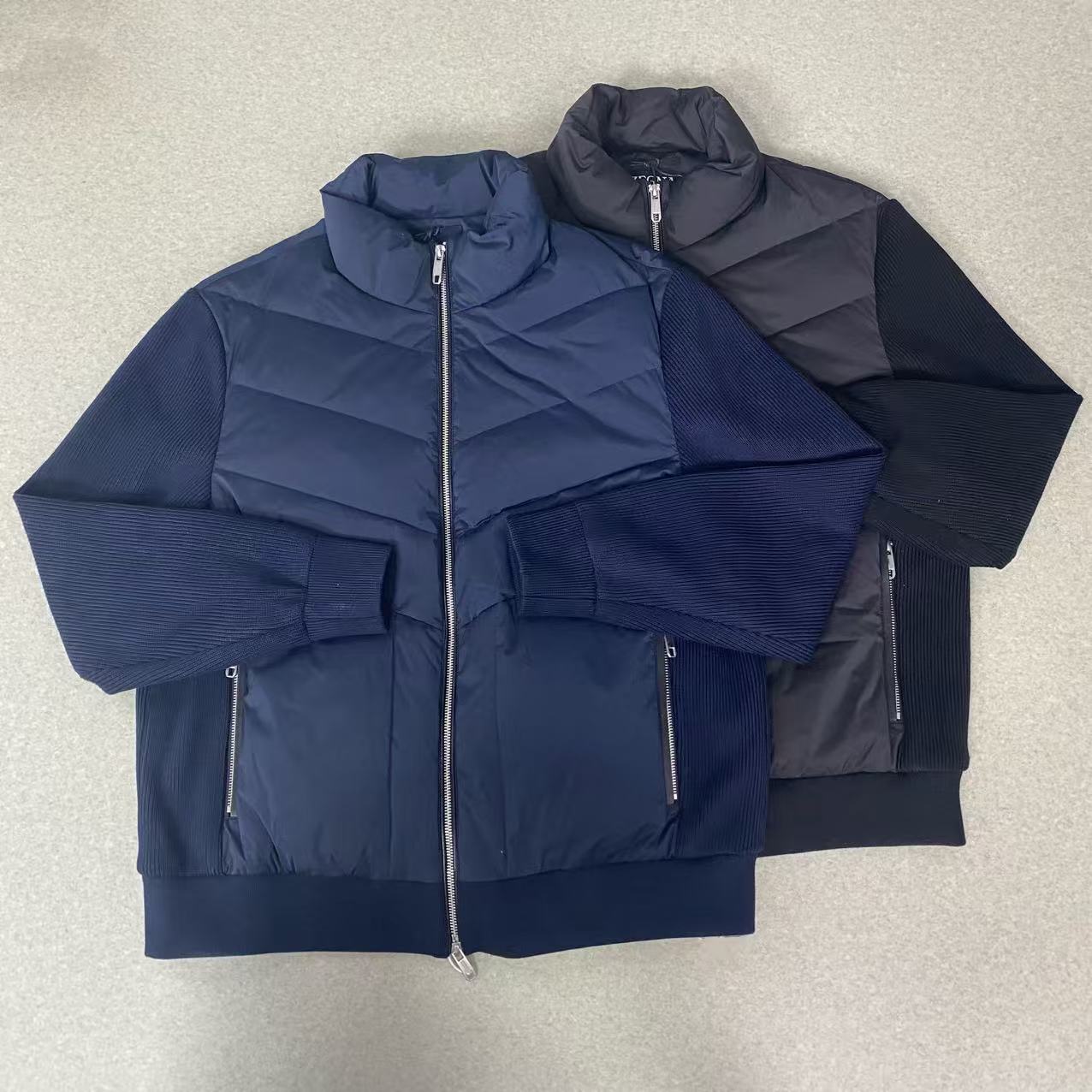 Sweet DD男士冬季立领拼接袖保暖羽绒服