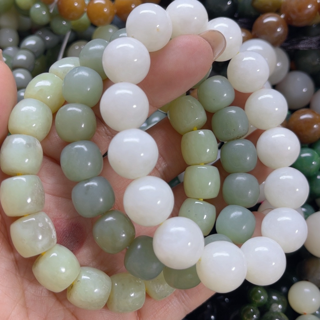 和田玉手链未镶嵌