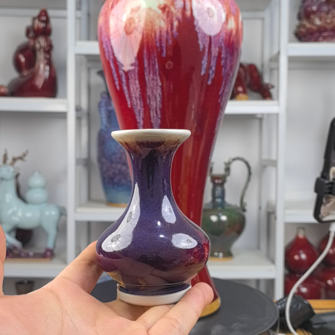 摆件钧瓷摆件神后镇钧瓷