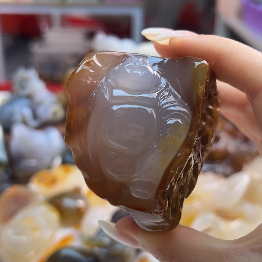 玛瑙/玉髓未镶嵌吊坠(不含链)