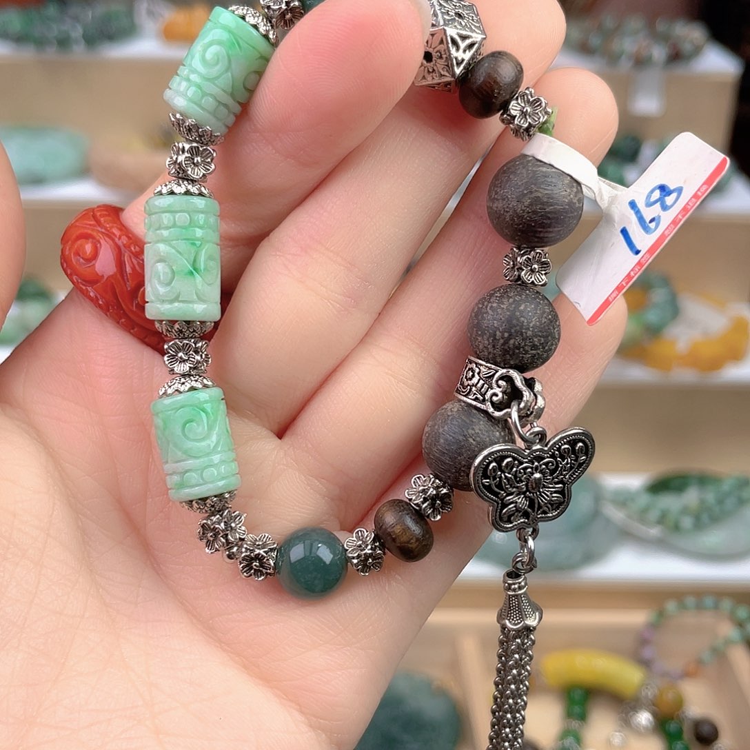 翡翠未镶嵌手链手链