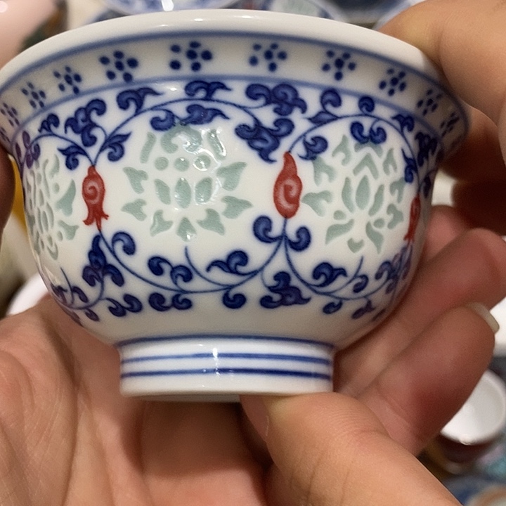 陶摆件景德镇陶瓷主人杯2333