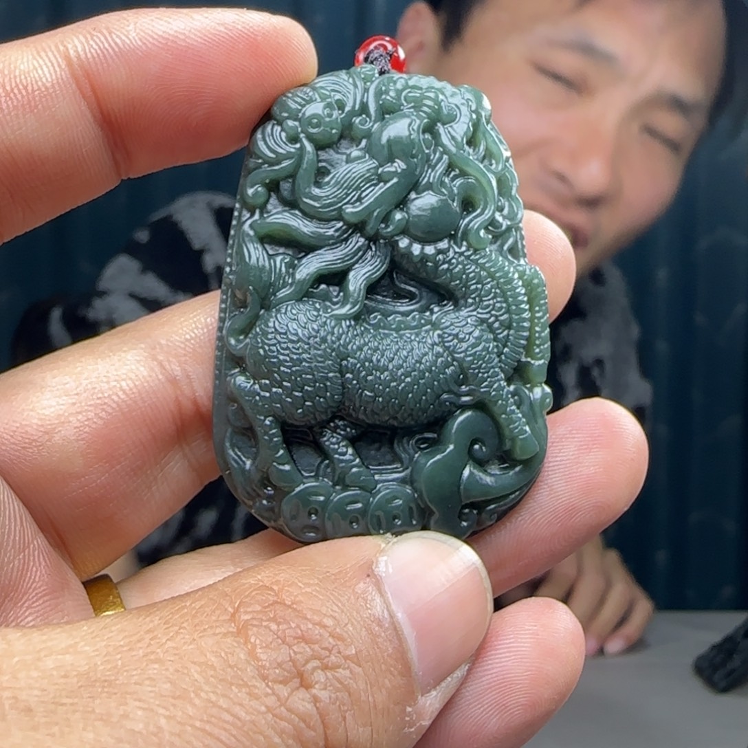 和田玉未镶嵌吊坠(不含链)