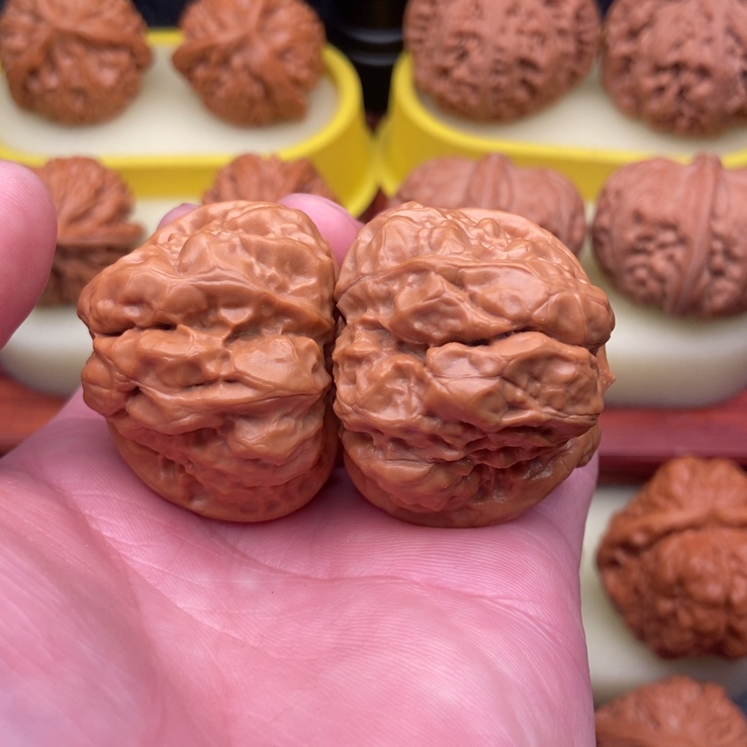 文玩核桃把件延庆金蟾41+