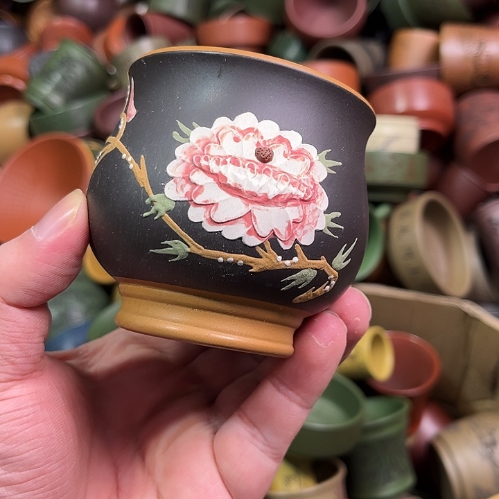 紫砂茶杯全手工紫砂主人杯