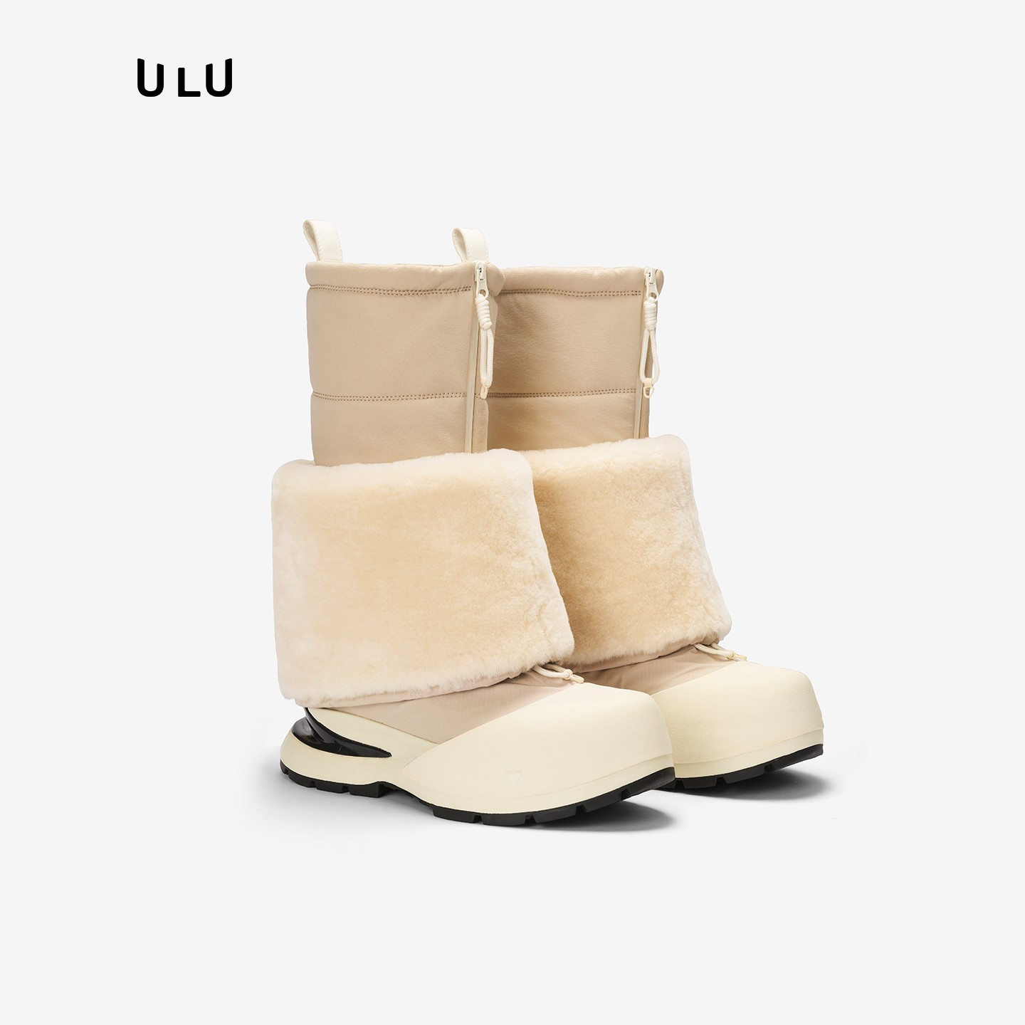 YAKKY PANGULU 联名秋冬舒适保暖时尚厚底高帮雪地靴户外休闲鞋
