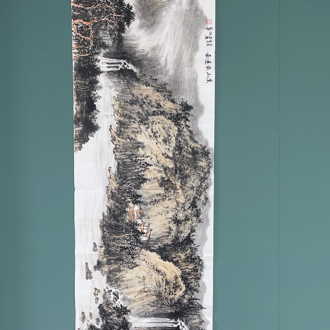 国画张宇老师手绘作品