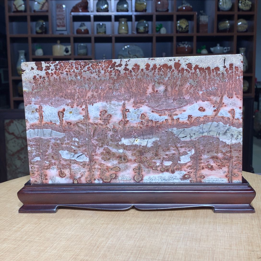 紫砂，广西国画石摆件，收藏观赏