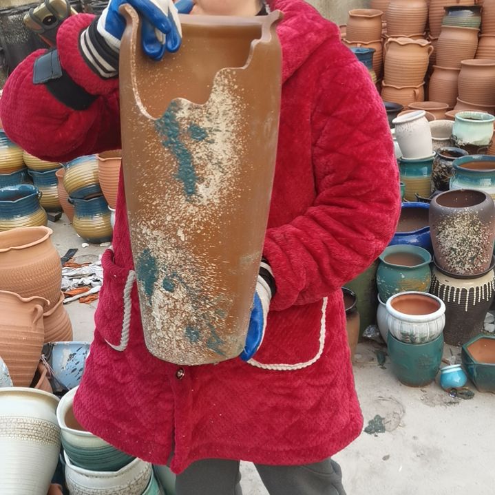 红陶口20高45瑕疵