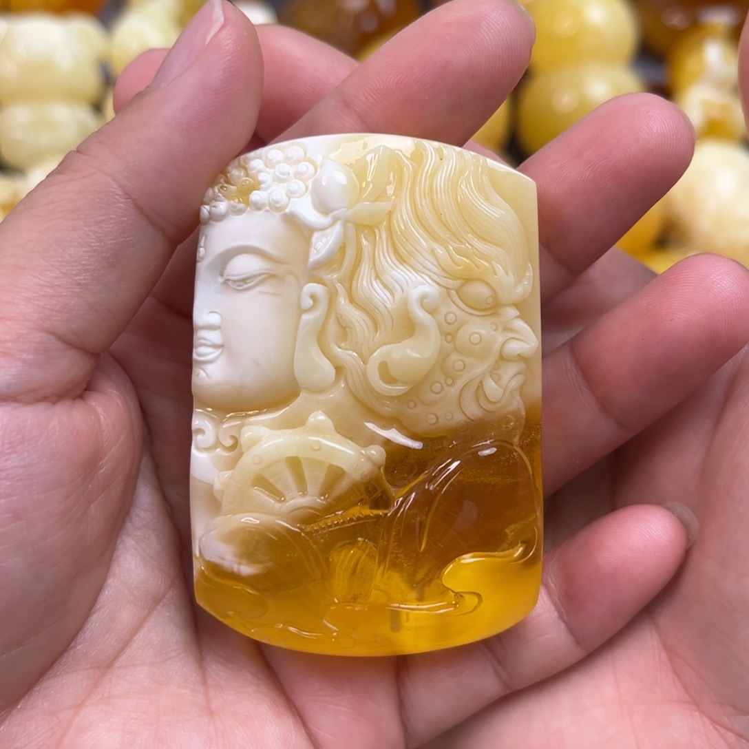 未镶嵌琥珀裸石一念之间