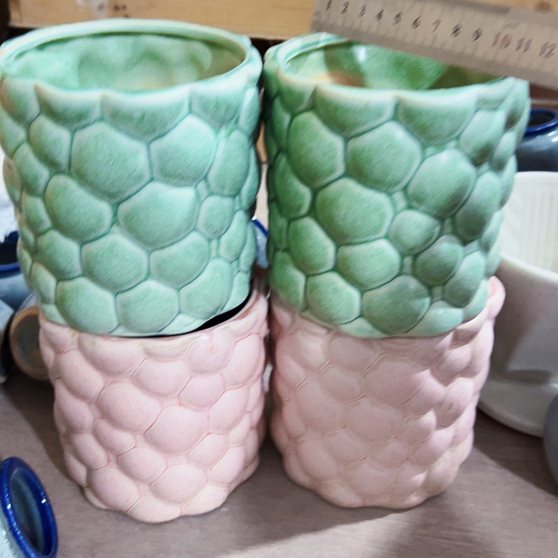 有孔，外贸尾单陶瓷花盆凑单10米包邮