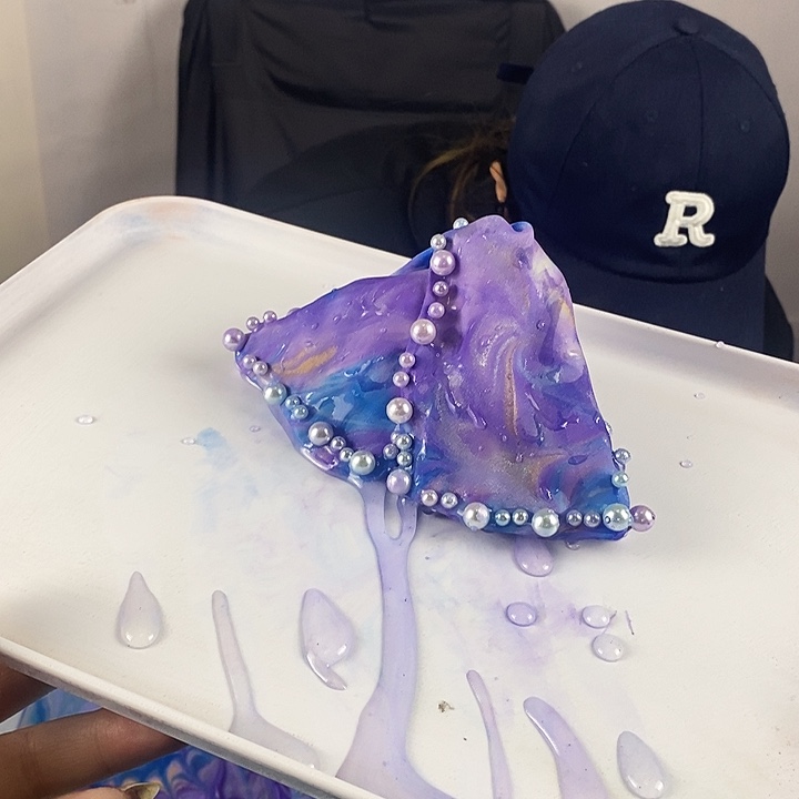 ****s大理石磁石贝壳夹