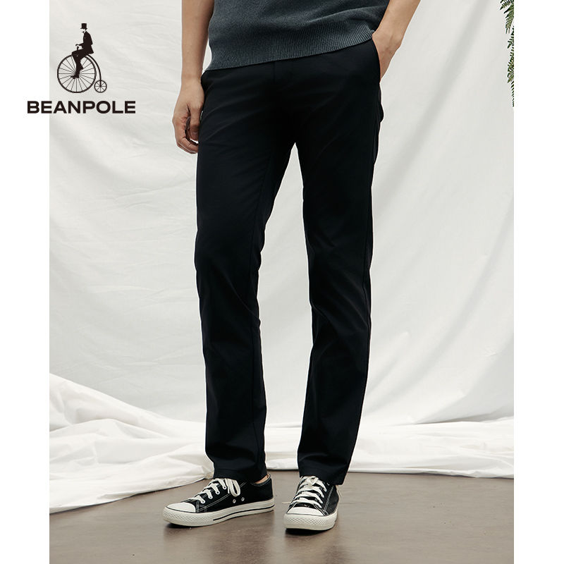【25年上新】BEANPOLE 男士轻薄透气时尚微弹基础款休闲裤BC5121Z01