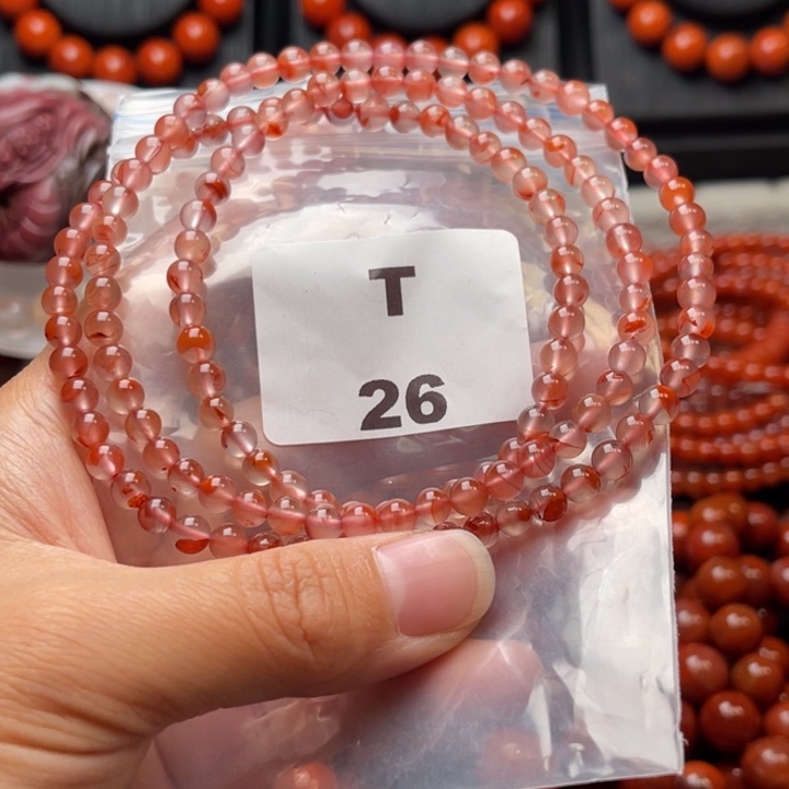 南红玛瑙未镶嵌多样性发货默认微瑕称重5mm