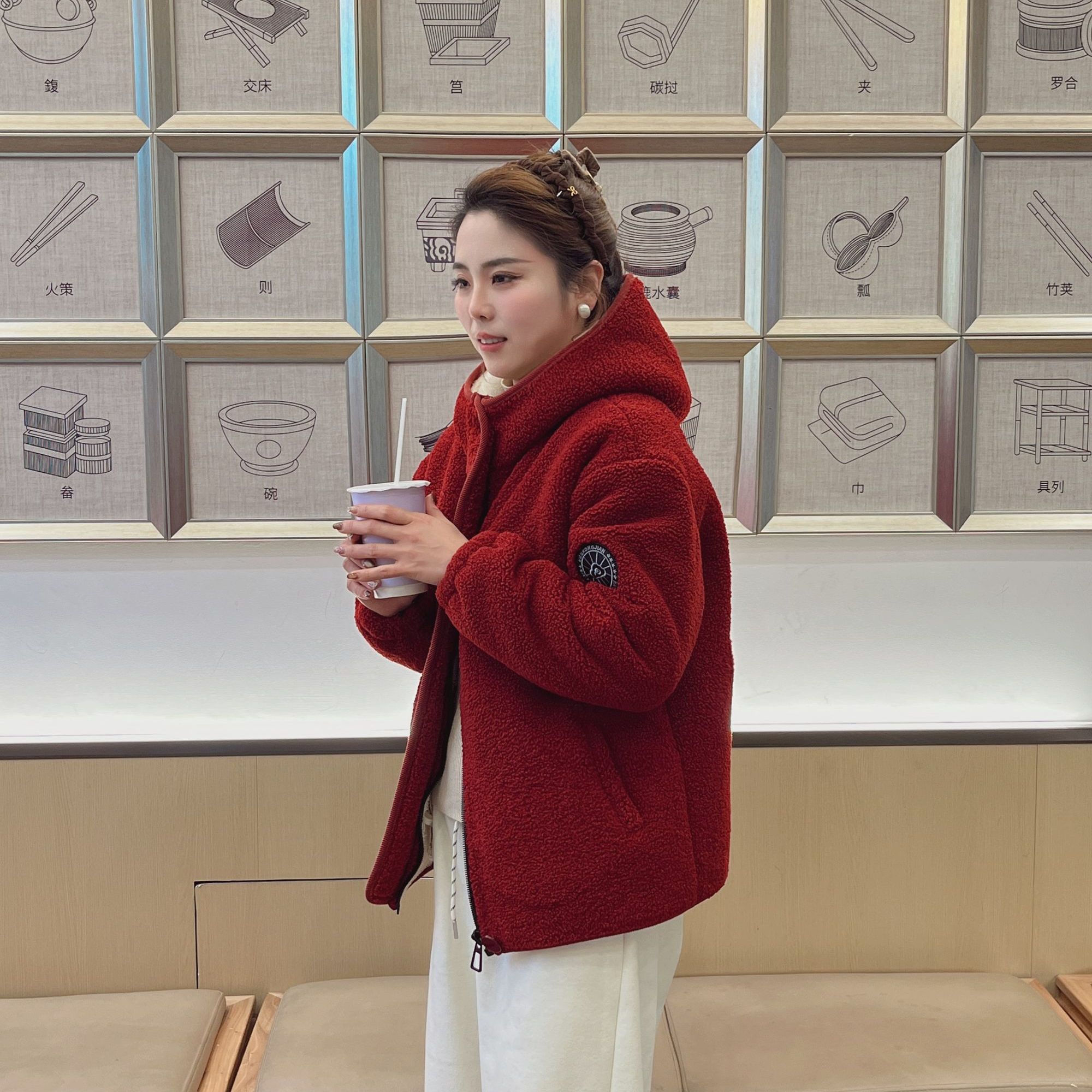 韩系炼丹炉极寒熔炉系列三层加绒变态厚连帽宽松睡衣家居服升级款