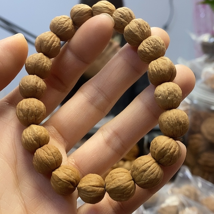 把件文玩核桃猴头铁锤手串
