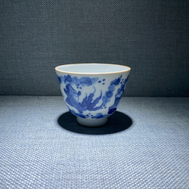 青花茶杯主人杯茶碗