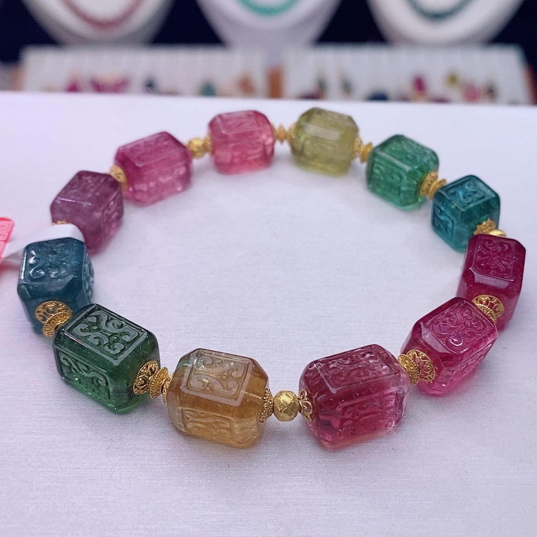 碧玺手链未镶嵌碧玺