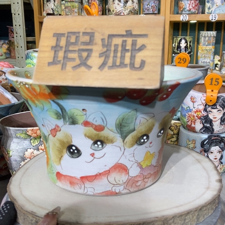 红陶景德镇艺术手绘作品