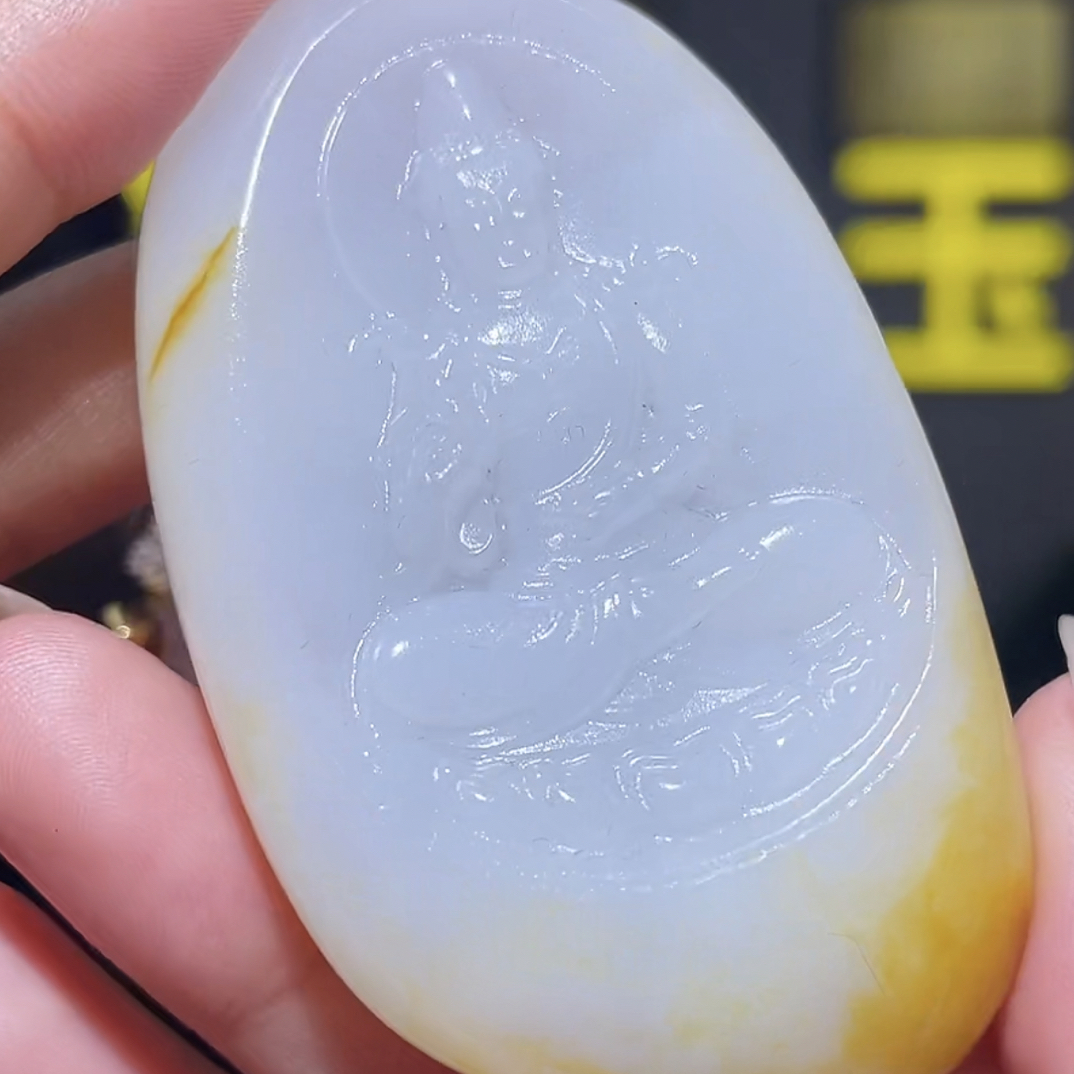 手把件货玉石把玩件文玩摆件D2