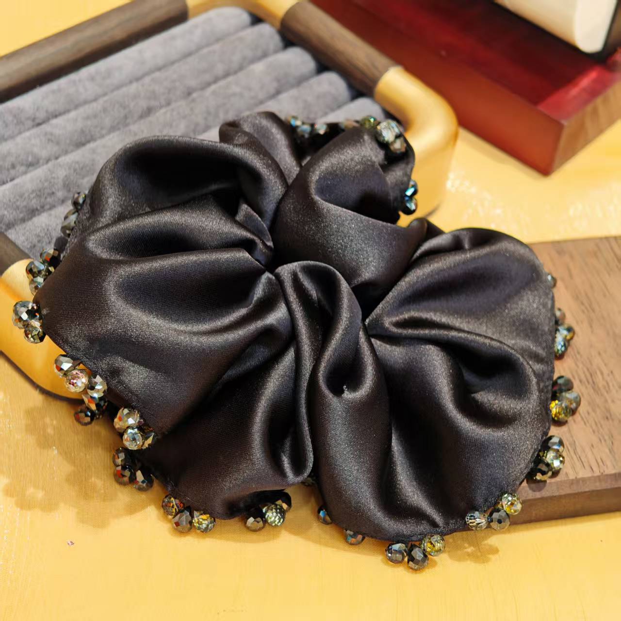 芙奈琪0017朋克风发绳头饰女日韩复古奢华风百搭发圈