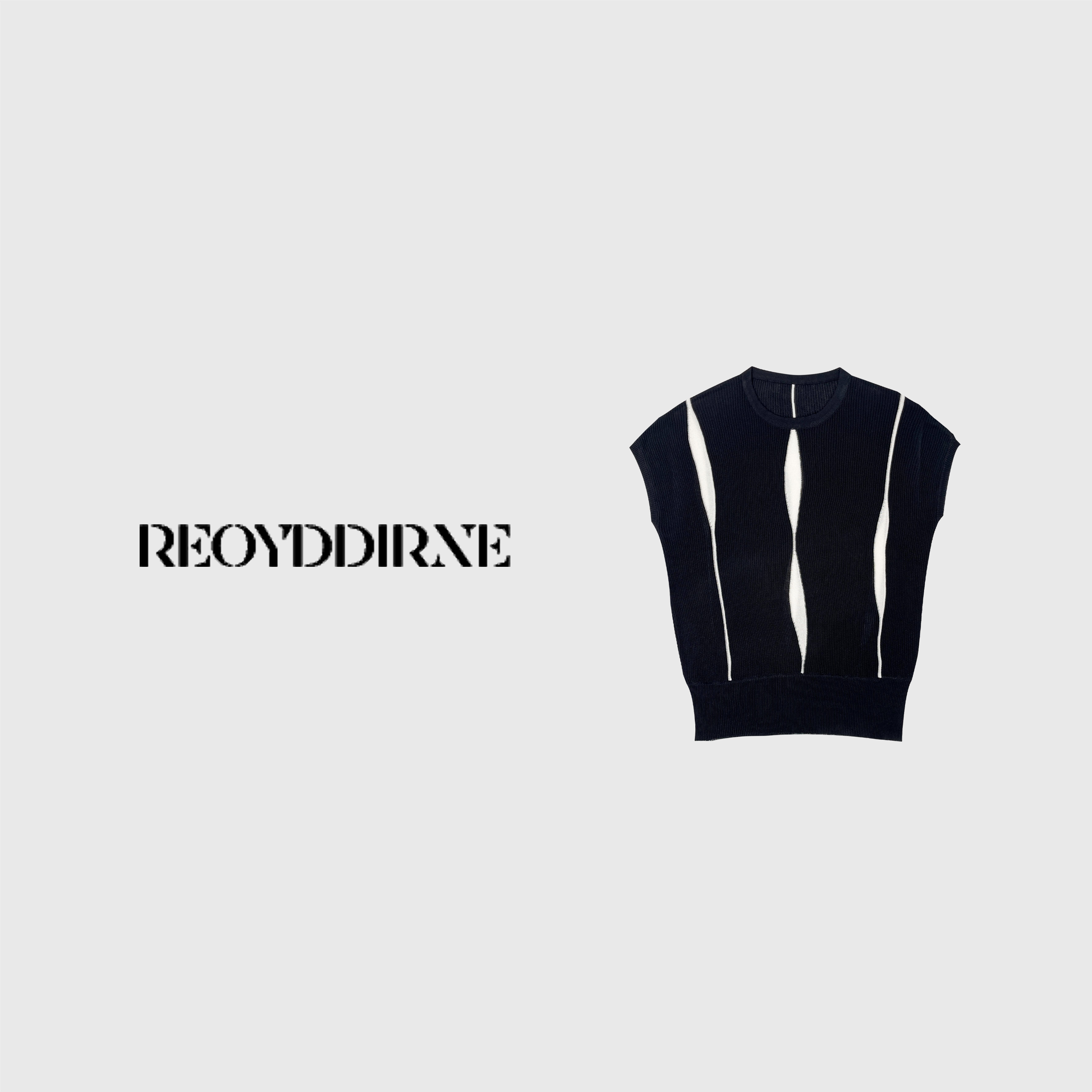 拾柒-【Reoyddirne】25年夏季薄款不热绞花立裁圆领针织衫113139