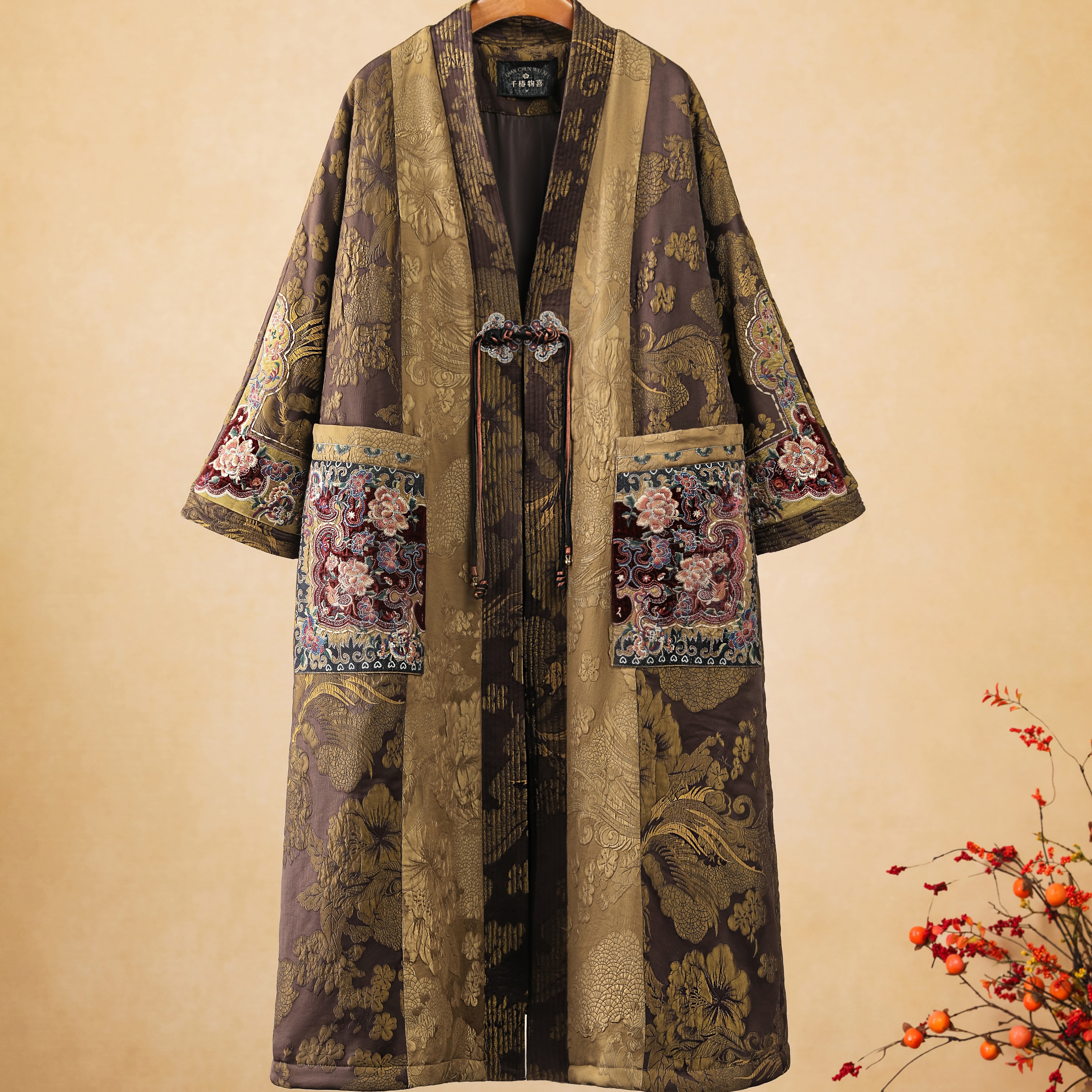 民族风刺绣棉服255736