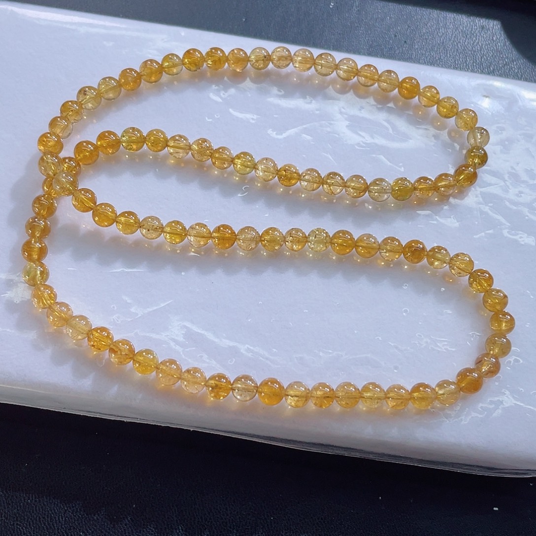 碧玺未镶嵌手链6.2mm左右