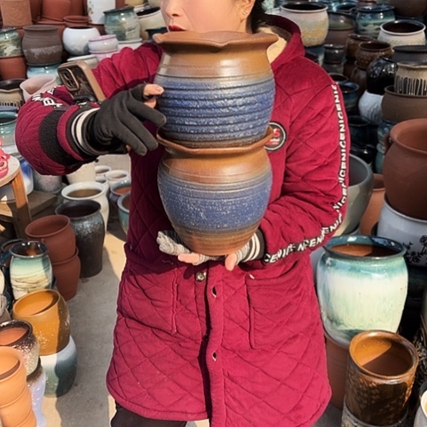 口19高20瑕疵盆子 