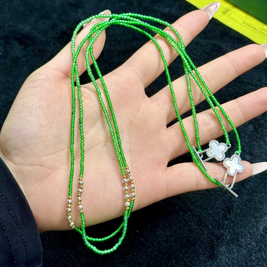 【CH】翡翠小米珠DIY项链（多样性发其一）
