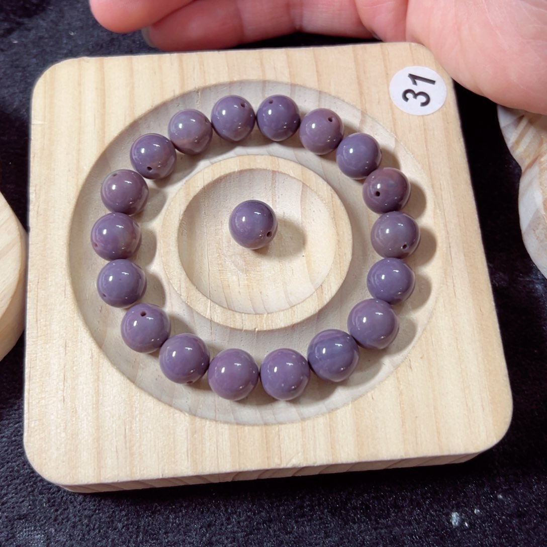 石英质玉手链未镶嵌v****a40