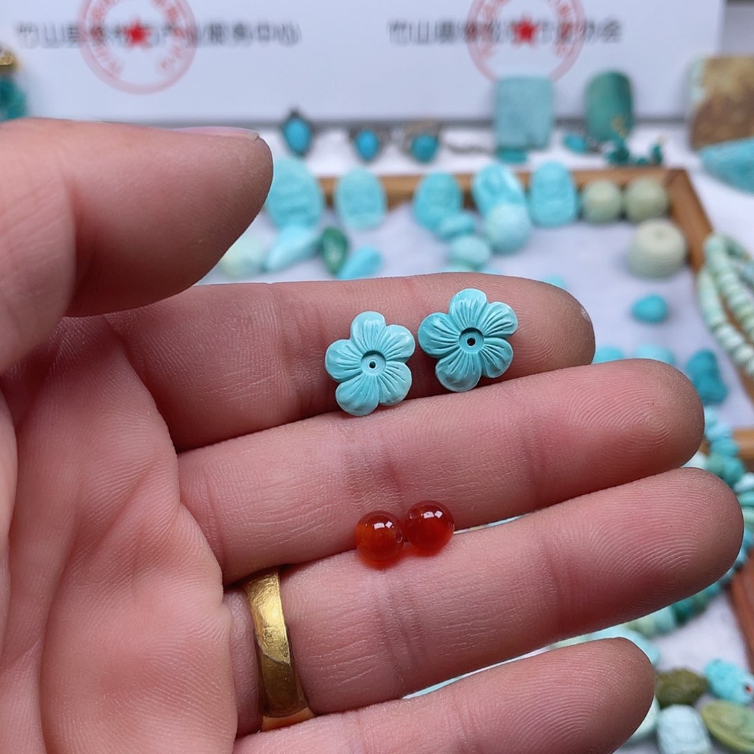 南红玛瑙颈饰未镶嵌图*320