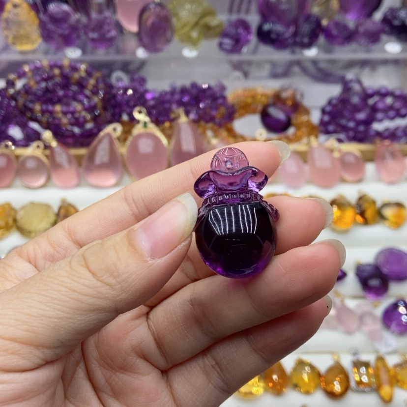 【闪购商品】水晶水晶吊坠未镶嵌