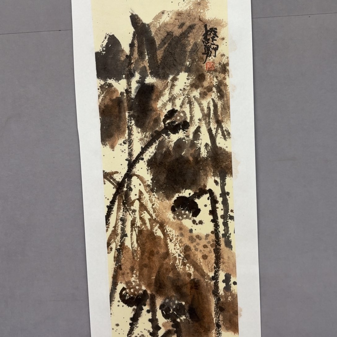 国画艺术家真人手绘