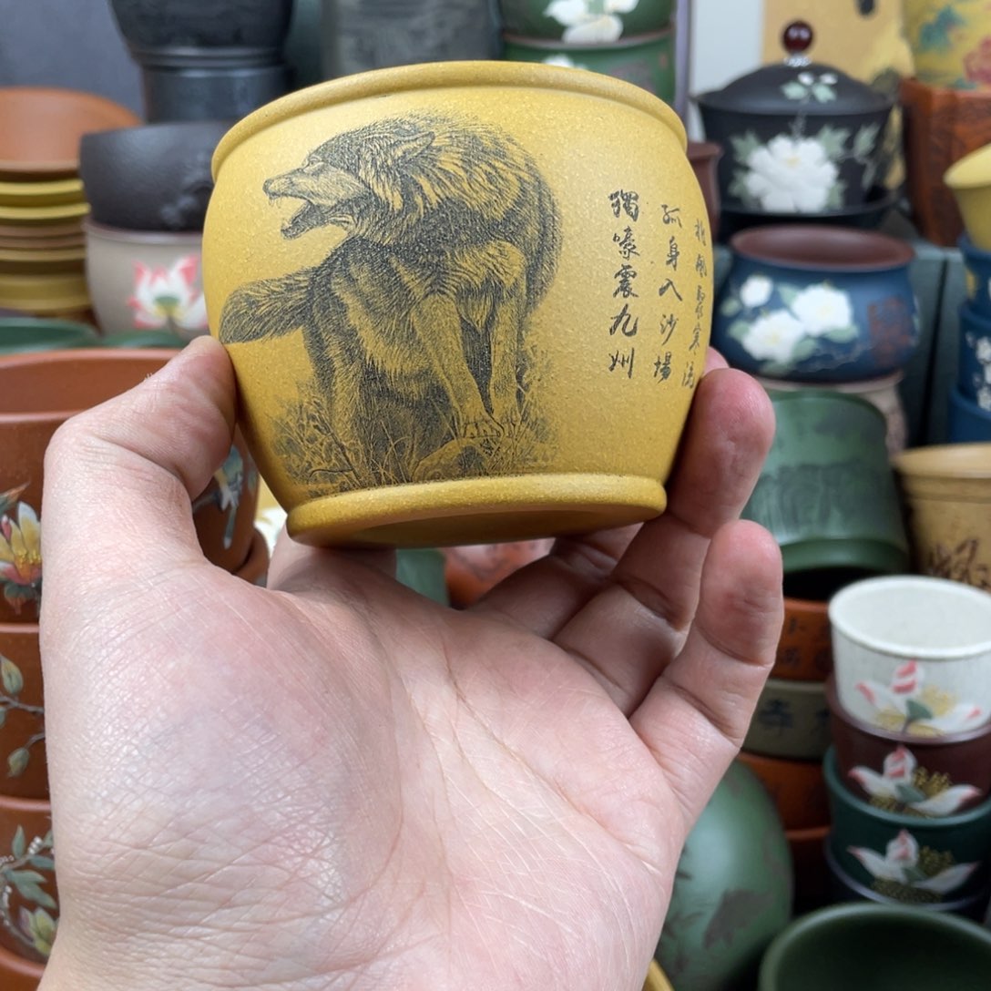 紫砂茶杯紫砂茶杯